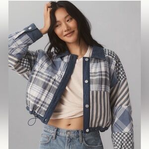Anthropologie Pilcro Patchwork Jacket